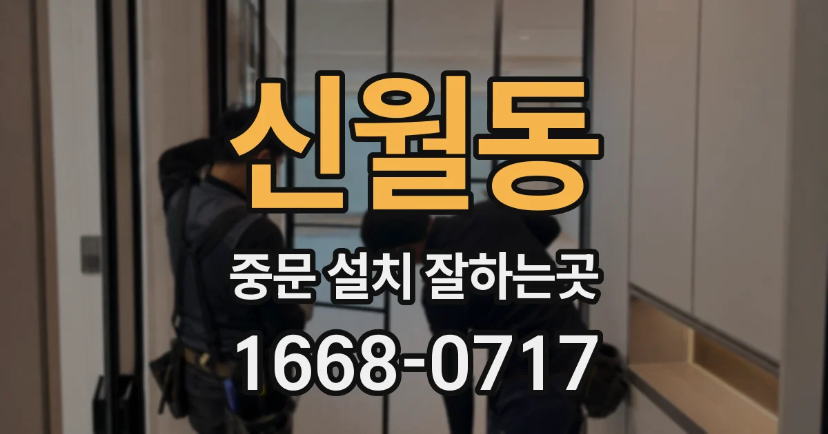 신월동 중문 설치 잘하는곳