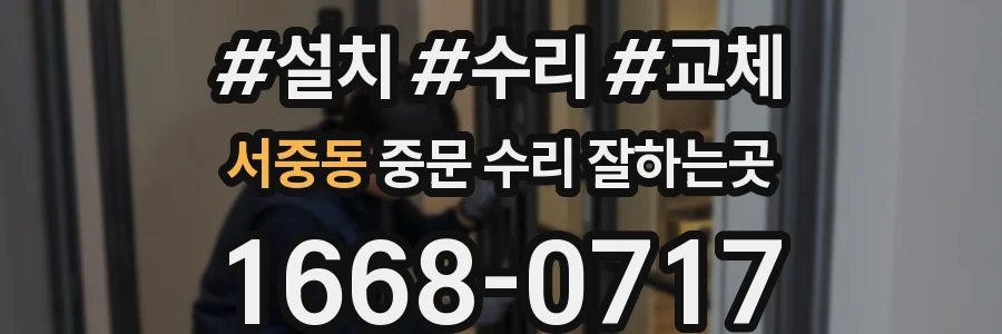 서중동 중문 수리 잘하는곳