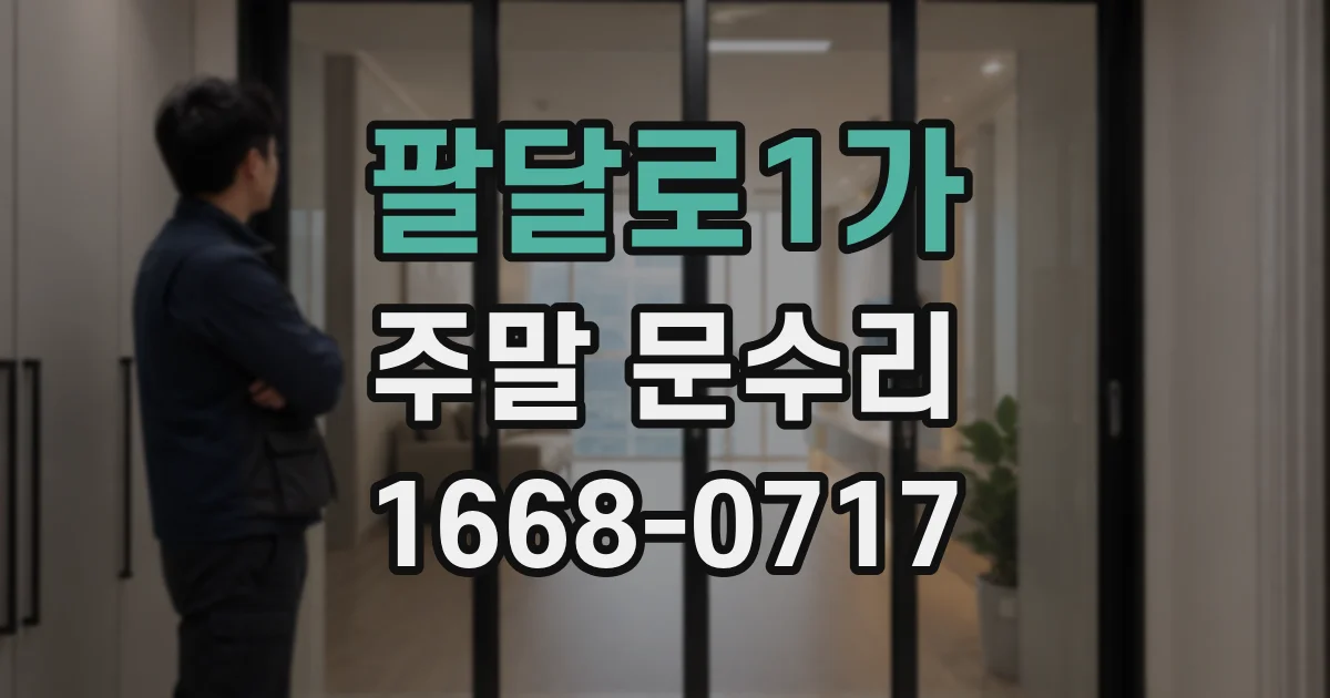 팔달로1가 주말 문수리