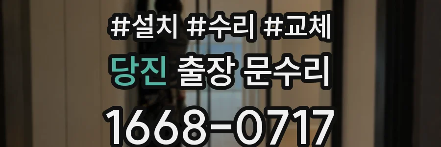 당진 출장 문수리