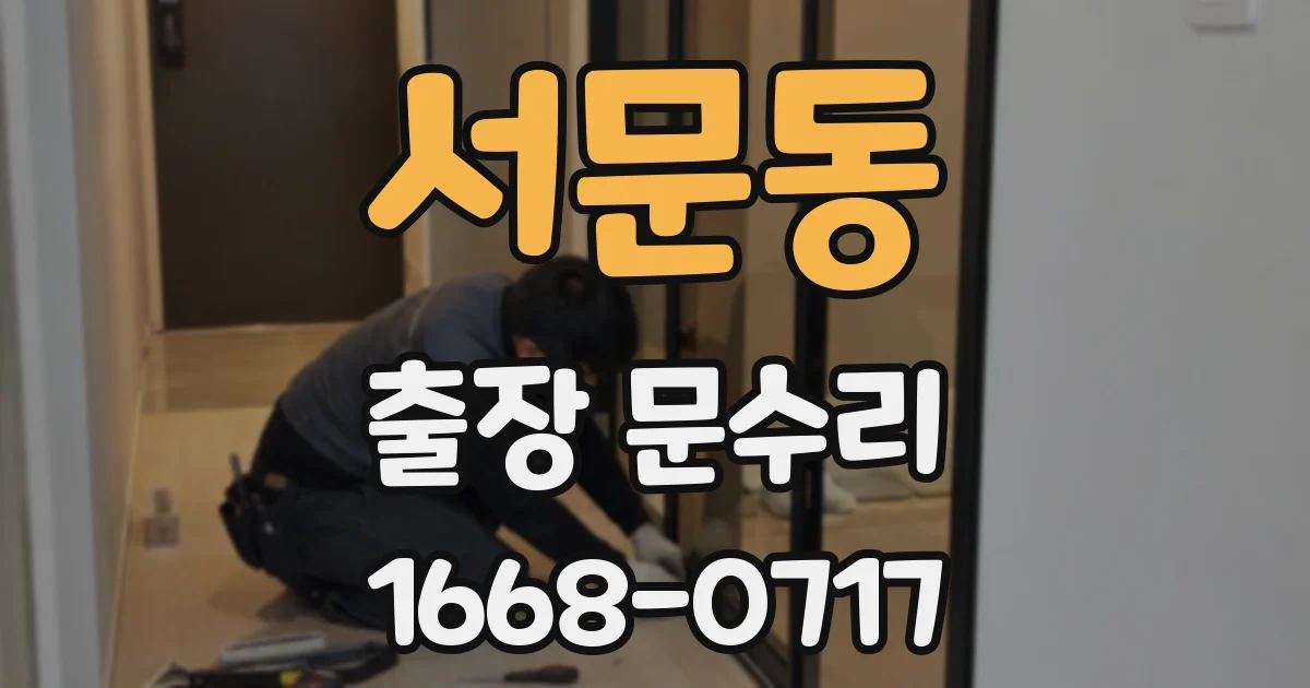 서문동 출장 문수리