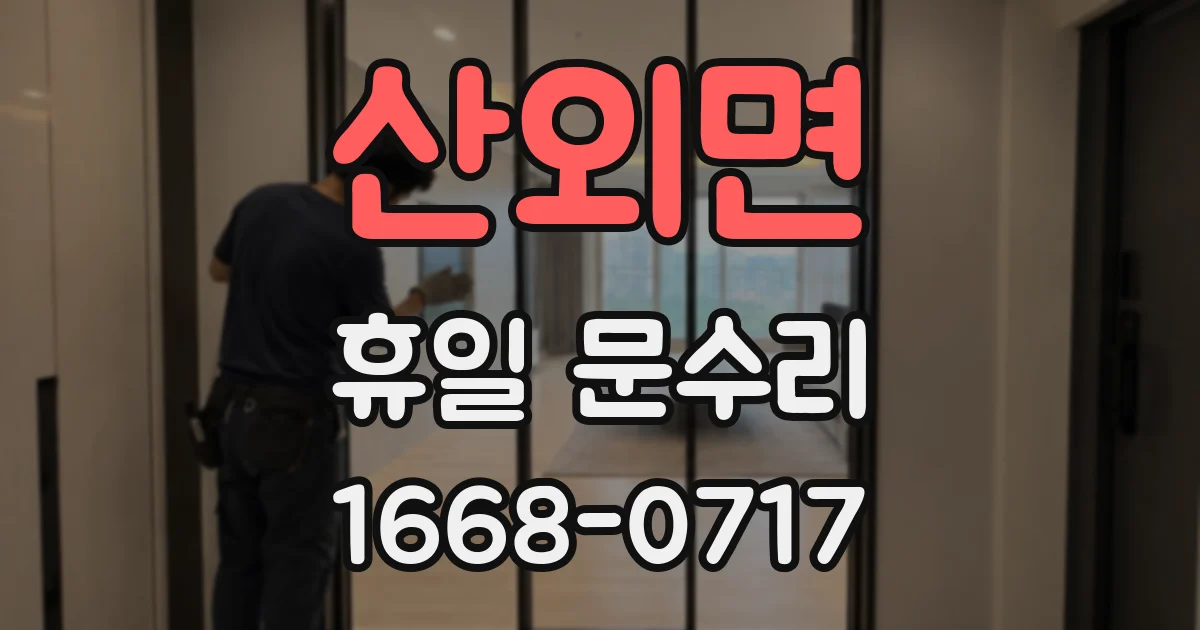 산외면 휴일 문수리