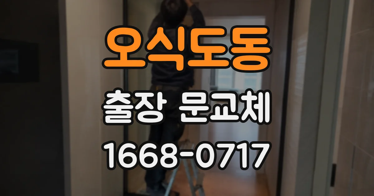 오식도동 출장 문교체