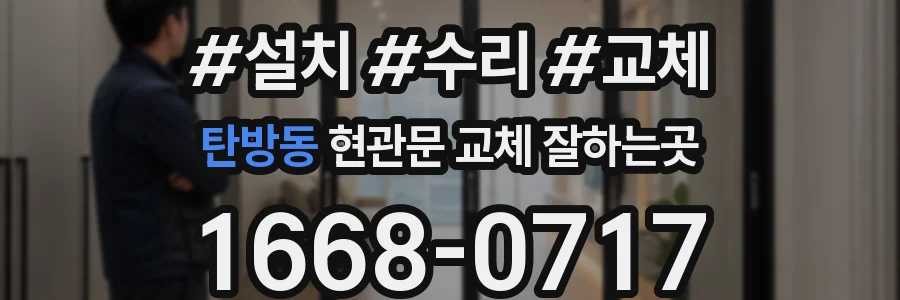 탄방동 현관문 교체 잘하는곳