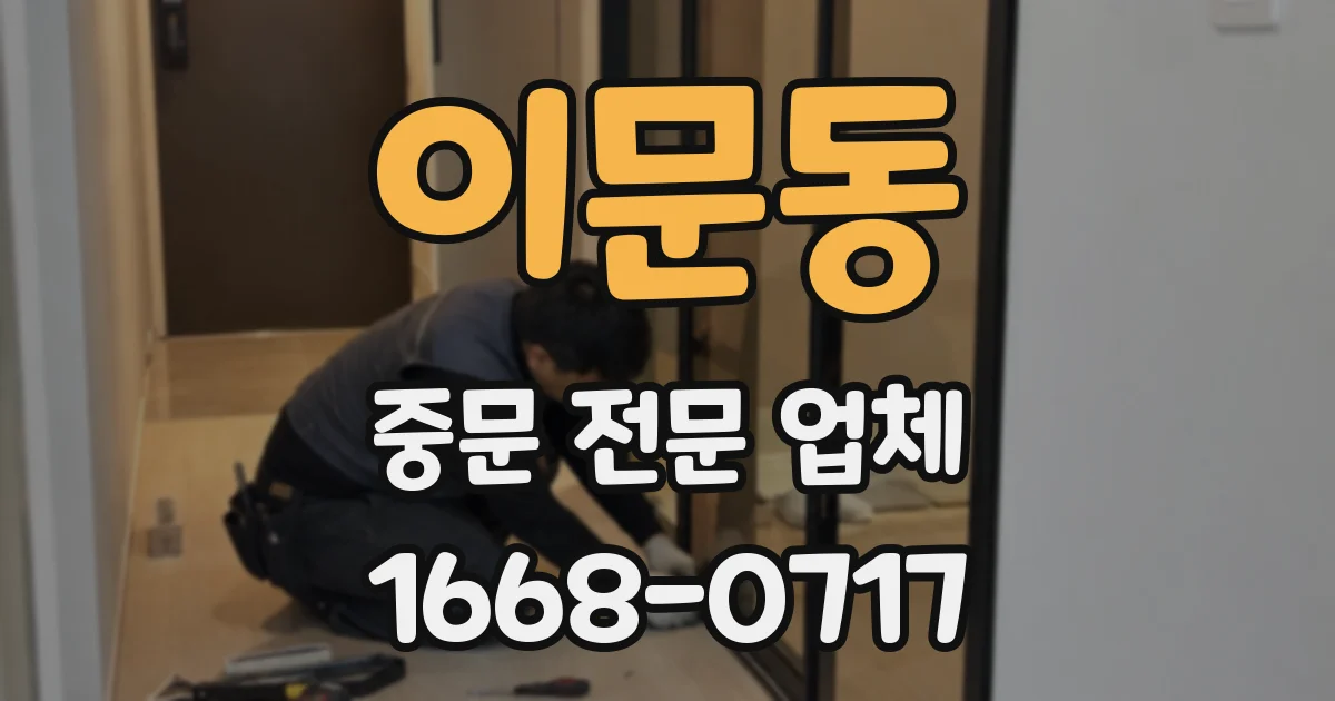 이문동 중문 전문 업체
