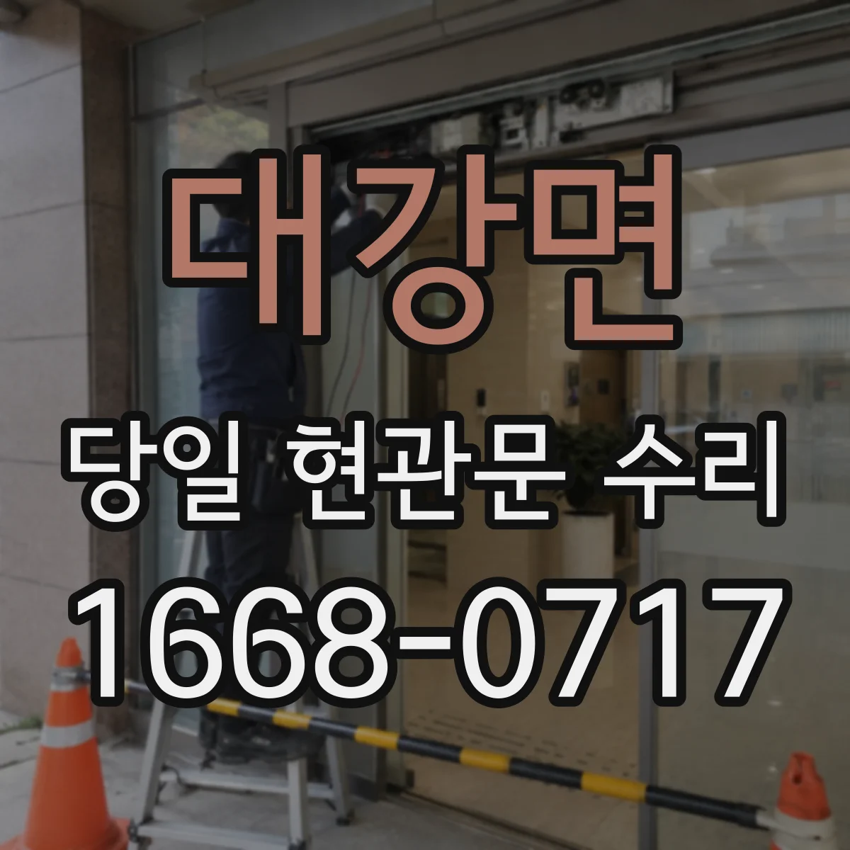 대강면 당일 현관문 수리