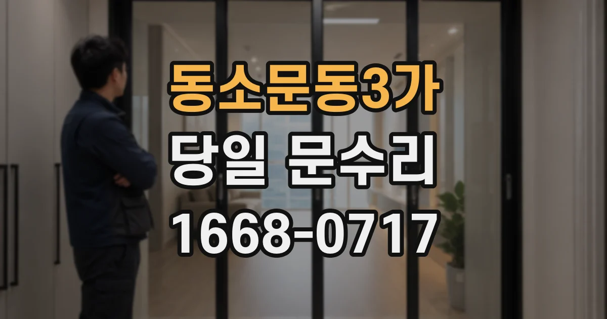 동소문동3가 당일 문수리