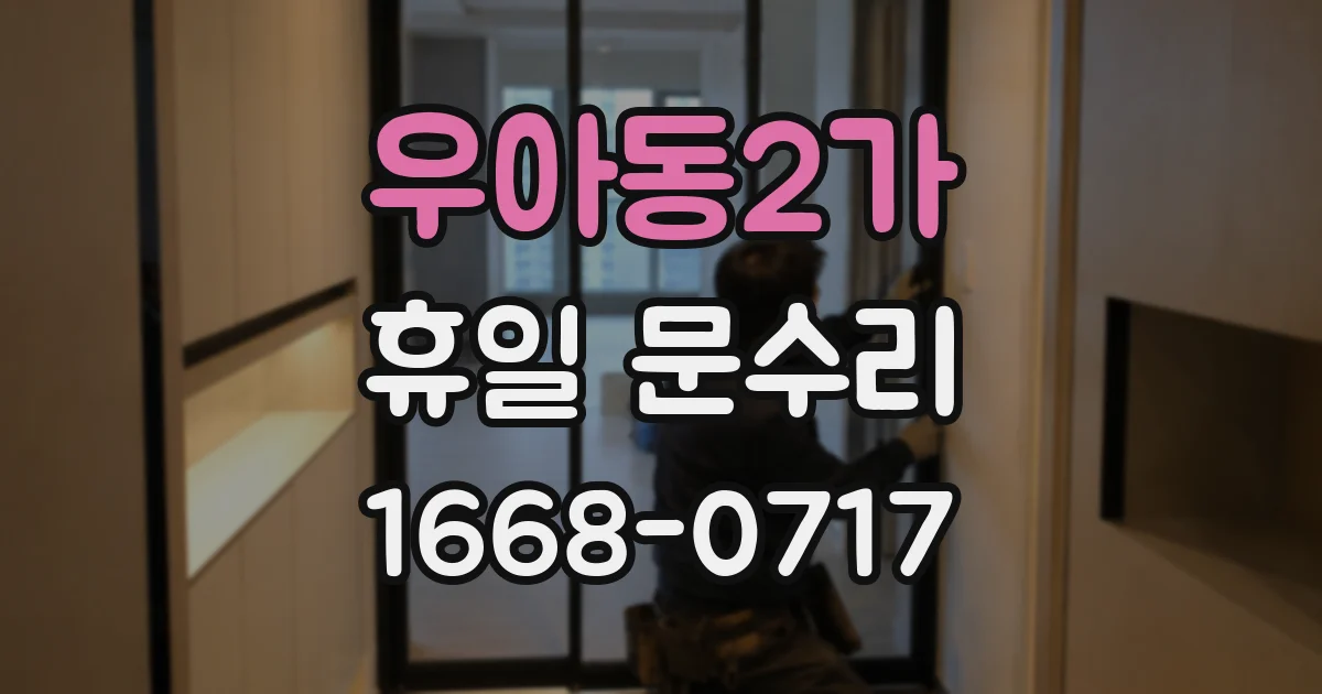 우아동2가 휴일 문수리