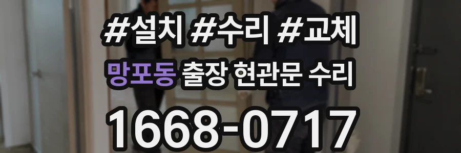 망포동 출장 현관문 수리