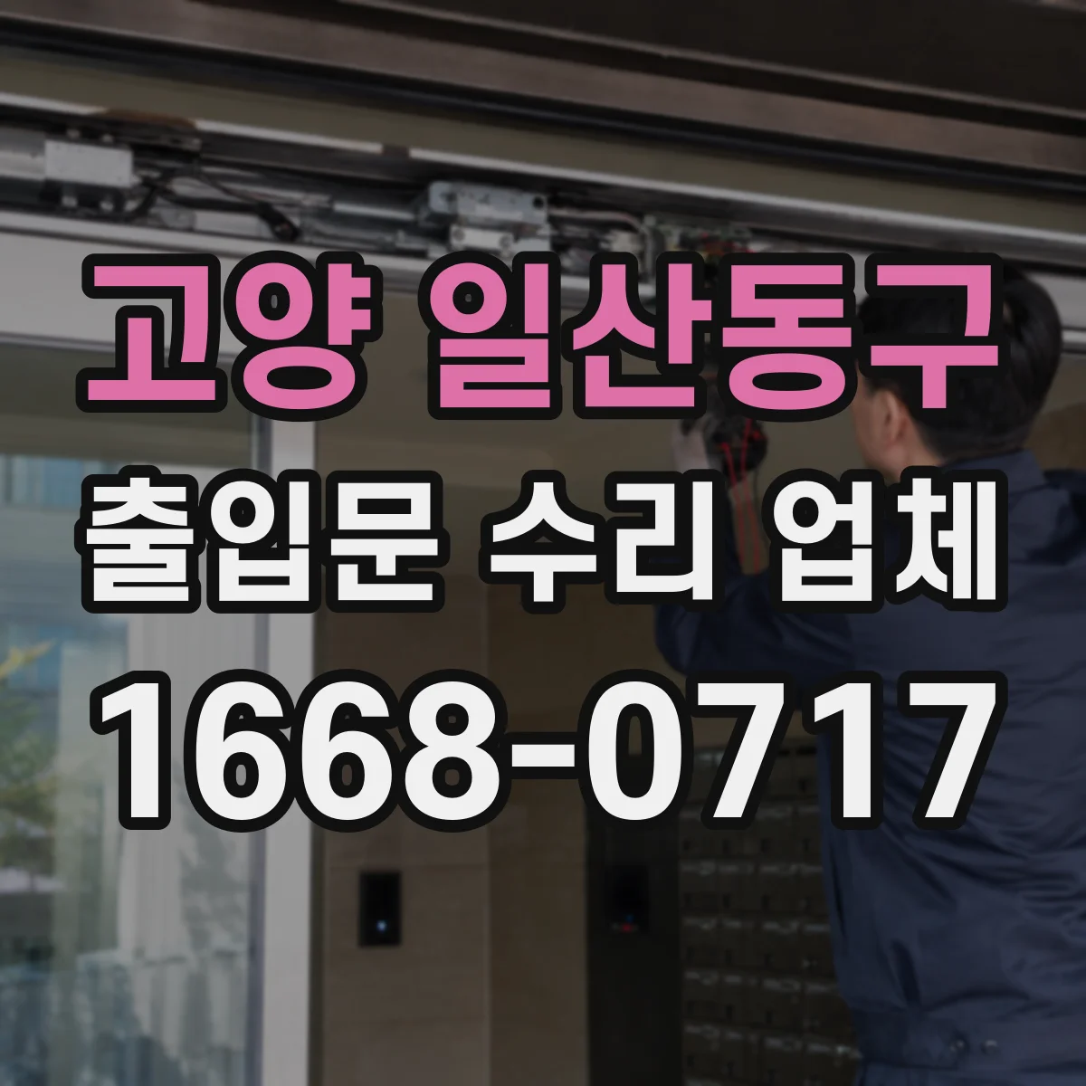고양 일산동구 출입문 수리 업체