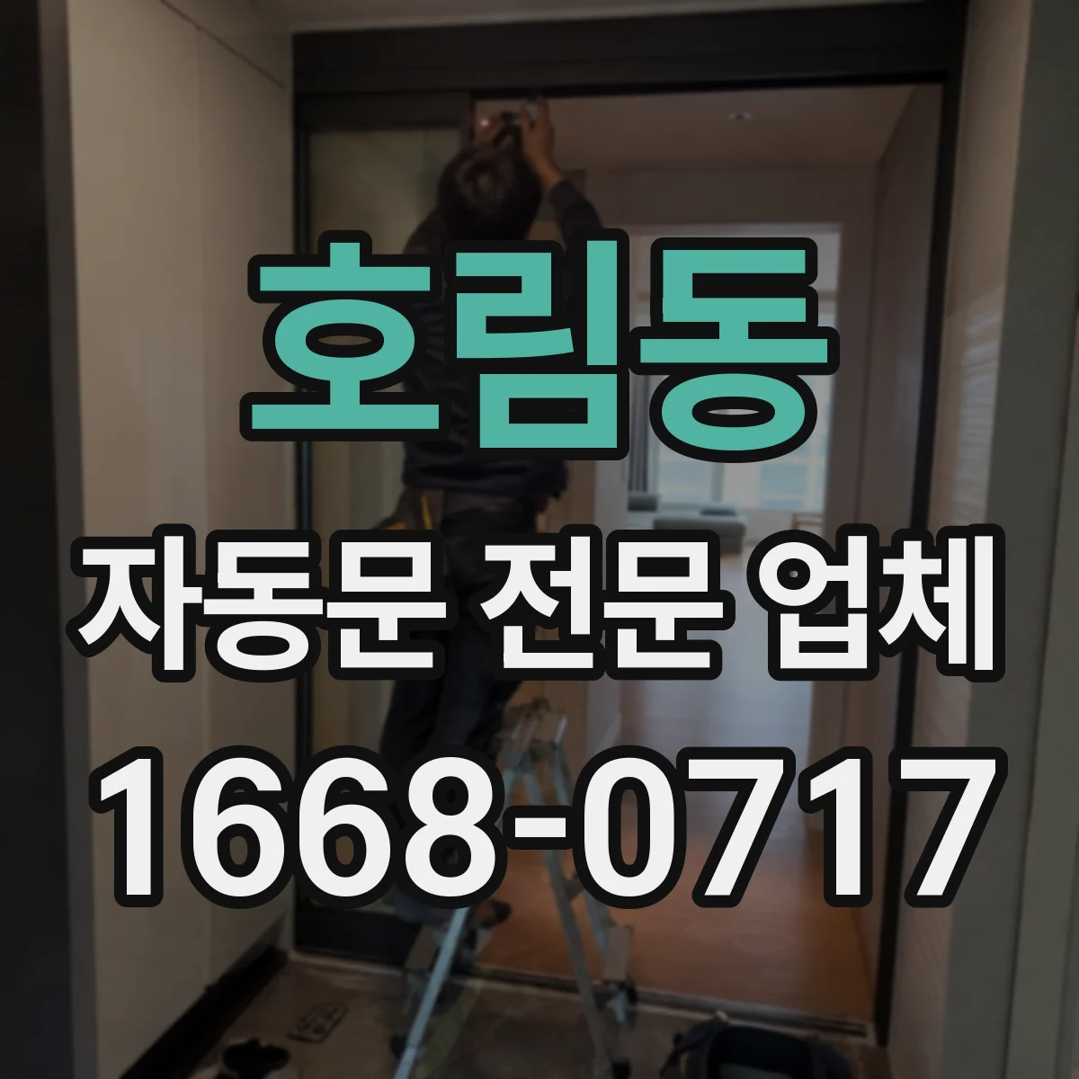 호림동 자동문 전문 업체