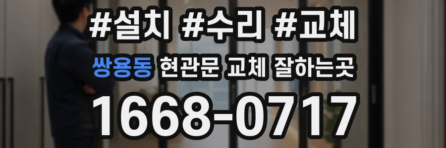 쌍용동 현관문 교체 잘하는곳