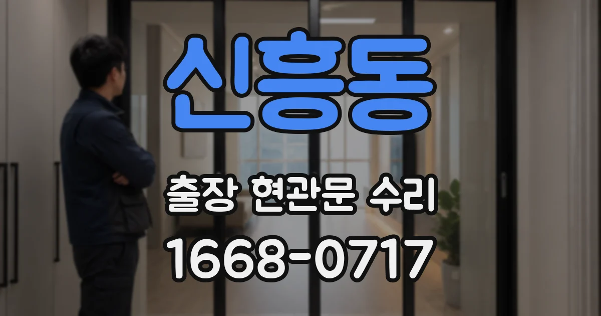 신흥동 출장 현관문 수리