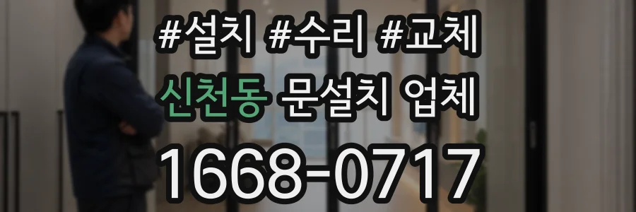 신천동 문설치 업체