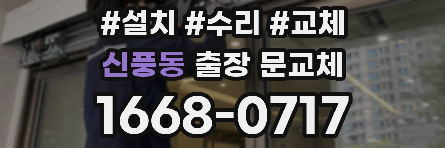 신풍동 출장 문교체