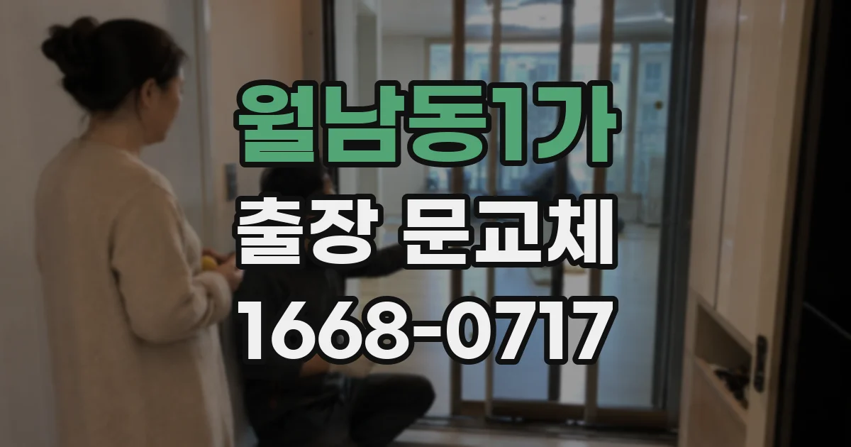 월남동1가 출장 문교체