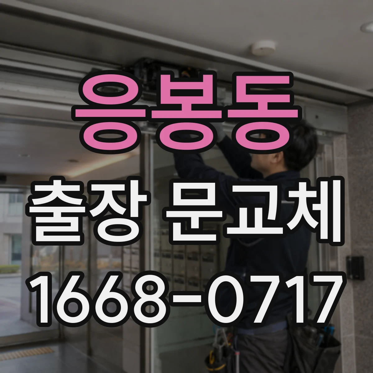 응봉동 출장 문교체
