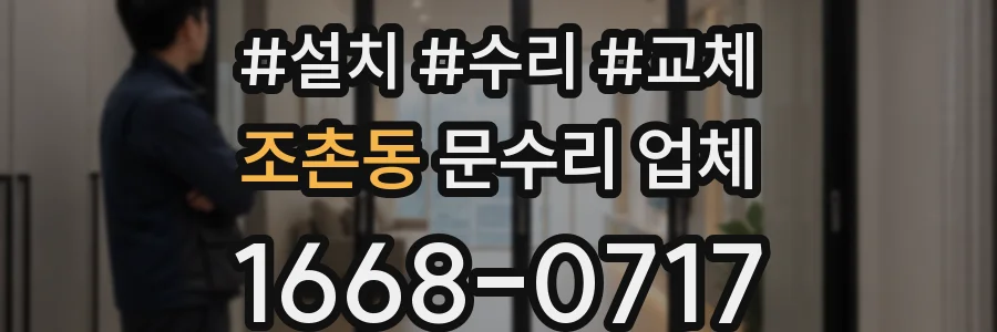조촌동 문수리 업체
