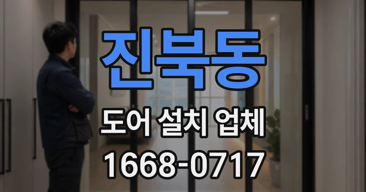 진북동 도어 설치 업체