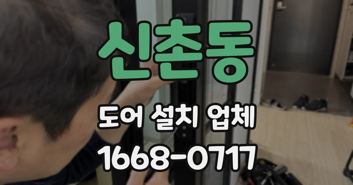 신촌동 도어 설치 업체