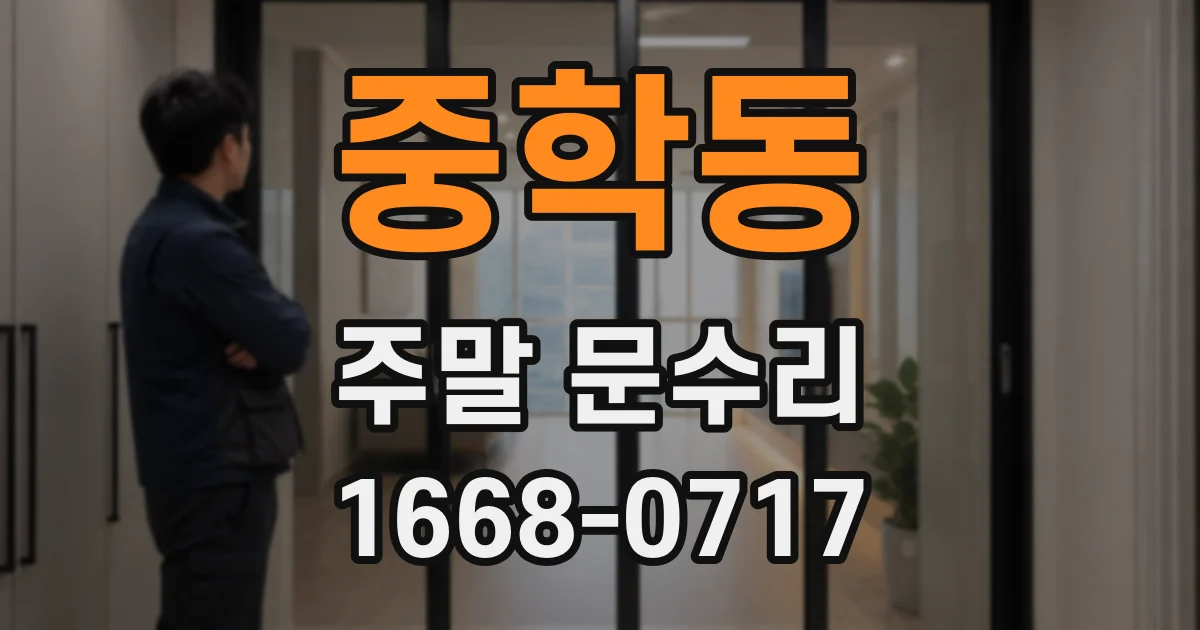 중학동 주말 문수리
