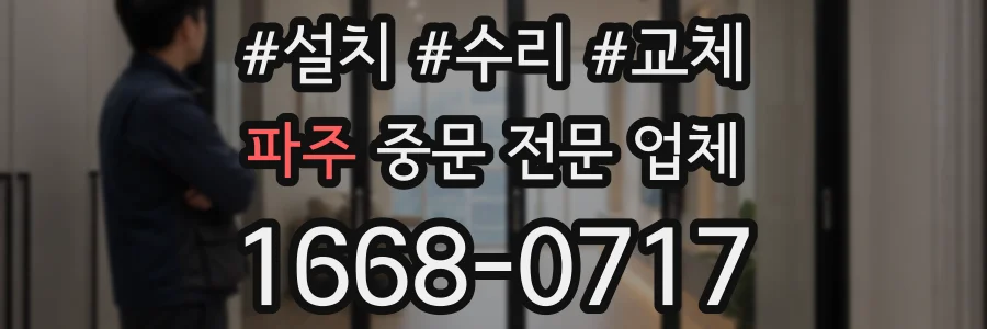 파주 중문 전문 업체