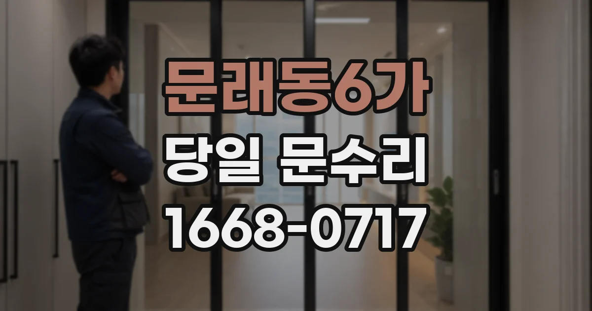 문래동6가 당일 문수리