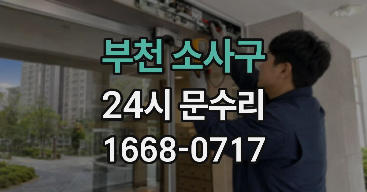 부천 소사구 24시 문수리