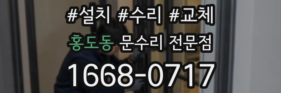 홍도동 문수리 전문점