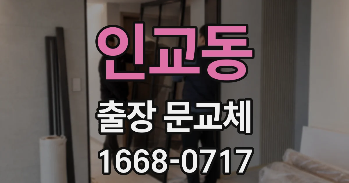 인교동 출장 문교체