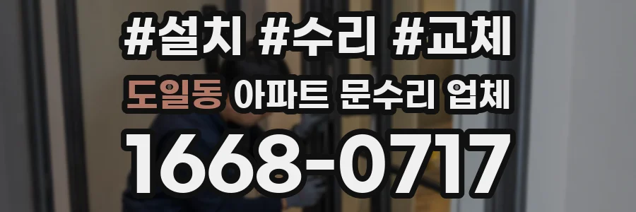 도일동 아파트 문수리 업체