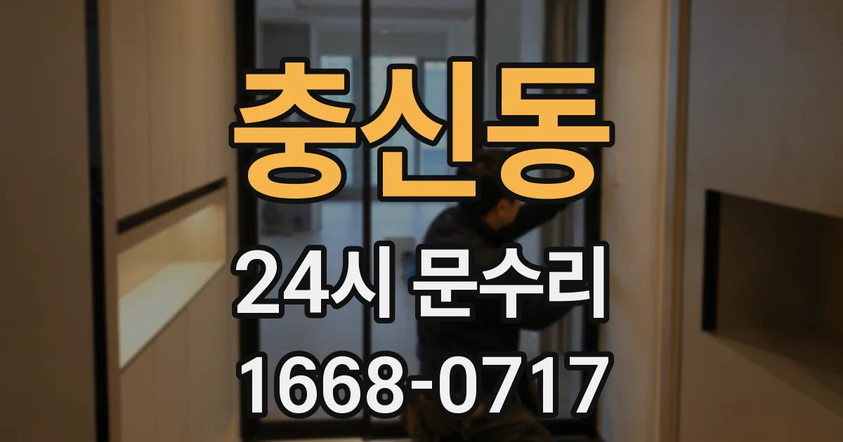 충신동 24시 문수리