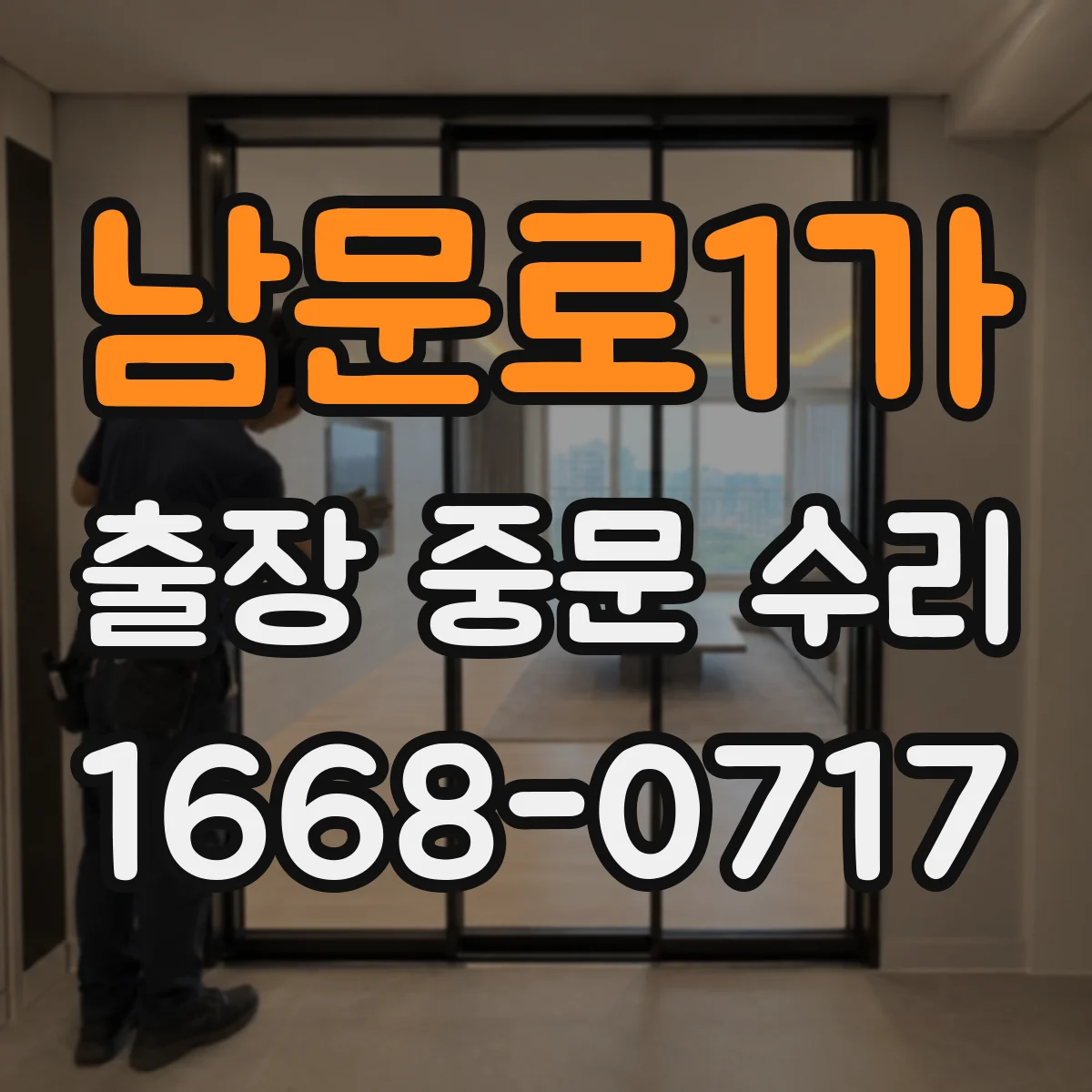 남문로1가 출장 중문 수리