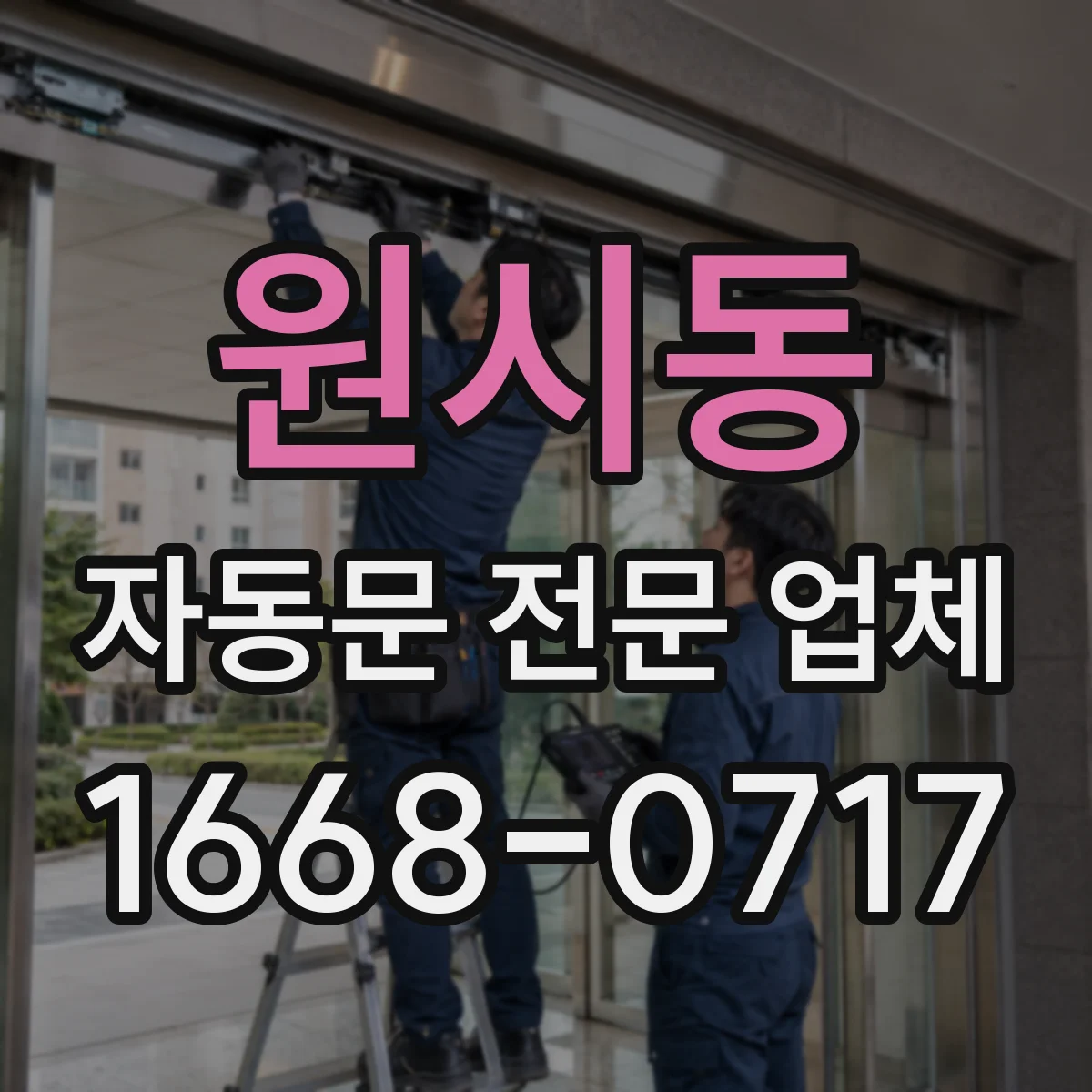 원시동 자동문 전문 업체