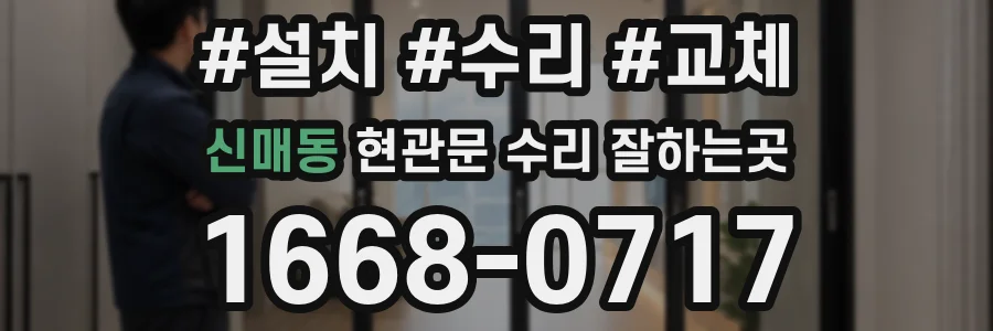 신매동 현관문 수리 잘하는곳