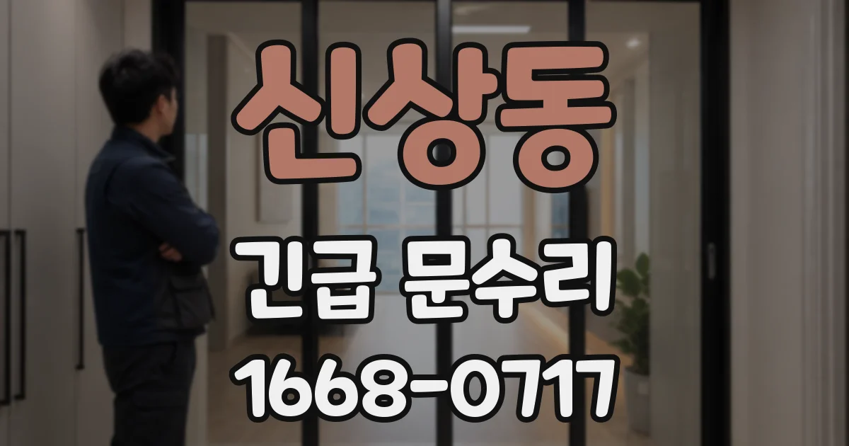 신상동 긴급 문수리