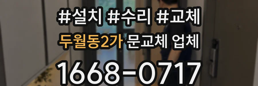 두월동2가 문교체 업체