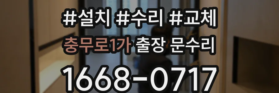 충무로1가 출장 문수리