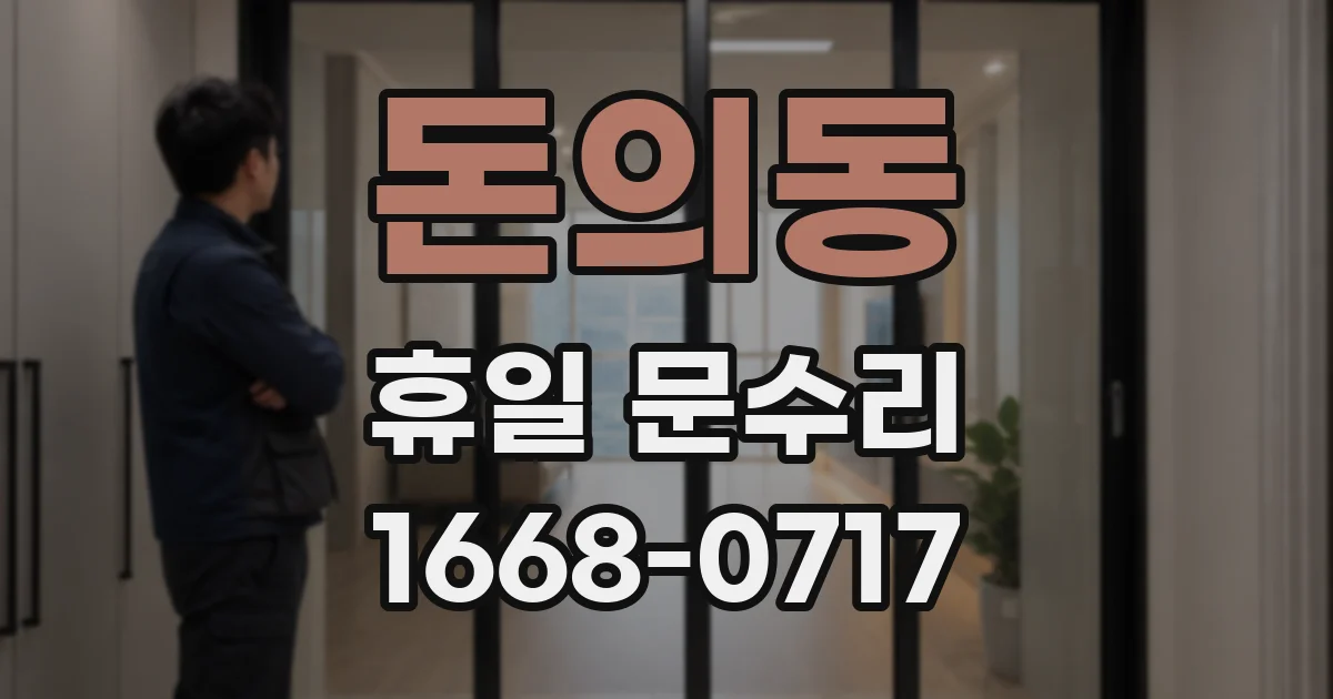돈의동 휴일 문수리