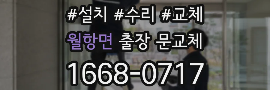 월항면 출장 문교체