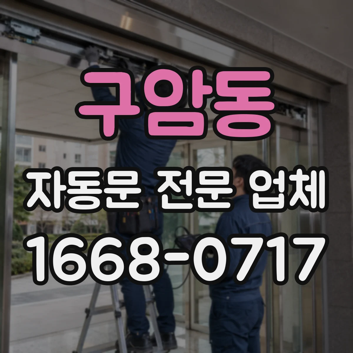 구암동 자동문 전문 업체