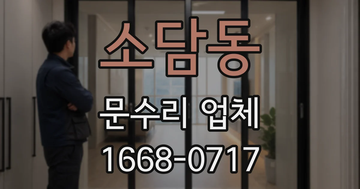 소담동 문수리 업체