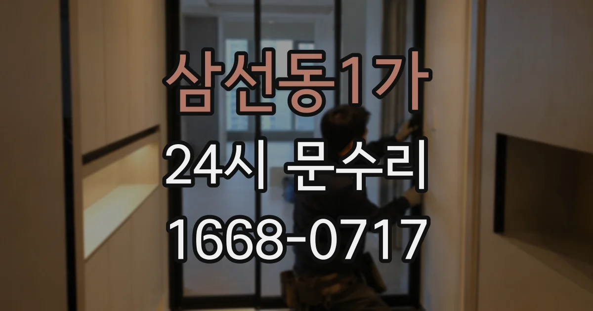 삼선동1가 24시 문수리