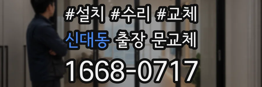 신대동 출장 문교체