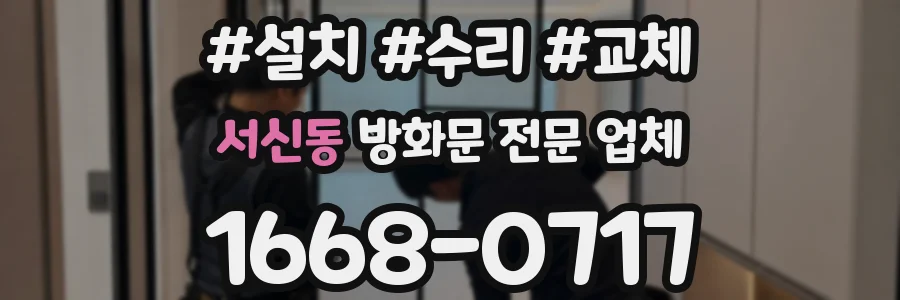 서신동 방화문 전문 업체
