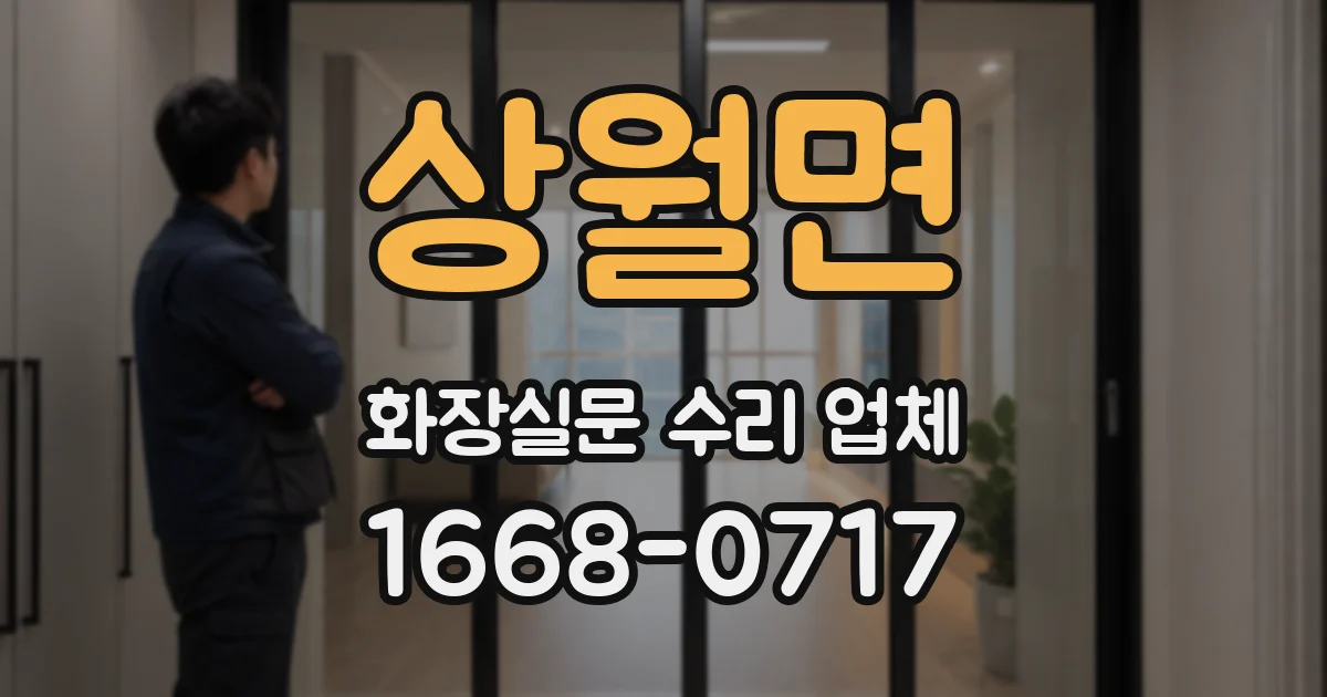 상월면 화장실문 수리 업체