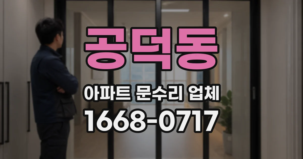 공덕동 아파트 문수리 업체