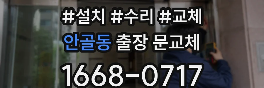안골동 출장 문교체