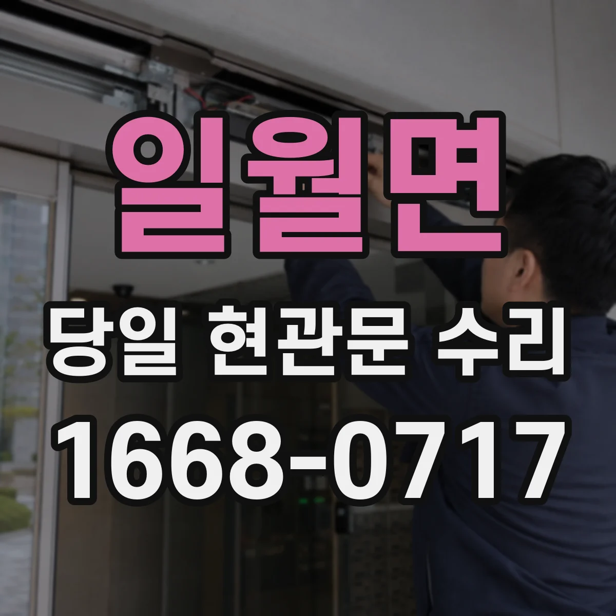 일월면 당일 현관문 수리