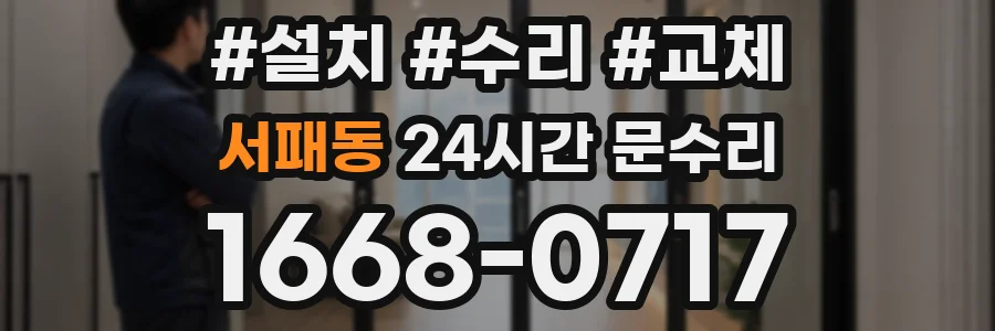 서패동 24시간 문수리